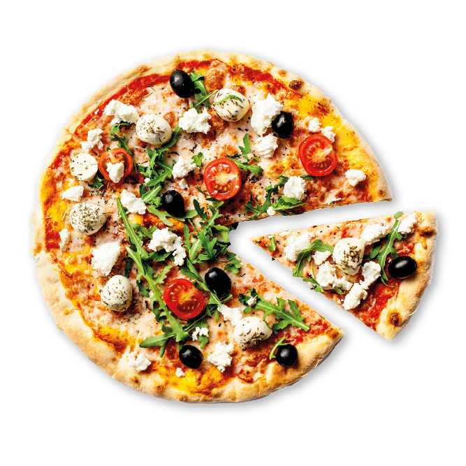 Serviervorschlag Pizza